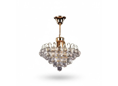 Lampe de plafond Lustre Lustre en or Lustre en cristal