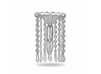 Lampe de plafond lustre plafonnier lustre argent lustre lampe en cristal