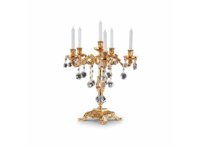 Bougeoir bougeoir porte-bougie bougeoir de table élégant en or