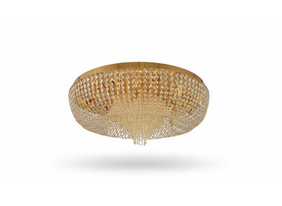 Chandelier plafonnier lustre de luxe lampe de plafond en or lustre en cristal art