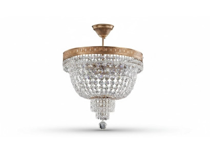Plafonnier de luxe en or Lustre Lustre Lustre en cristal d'art