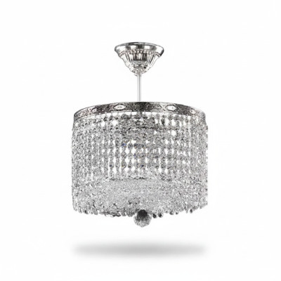 Lustre lustre de plafond en cristal de lustre de lampe de plafond luxueux en or