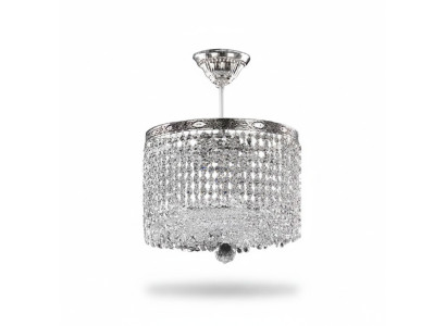 Lustre lustre de plafond en cristal de lustre de lampe de plafond luxueux en or