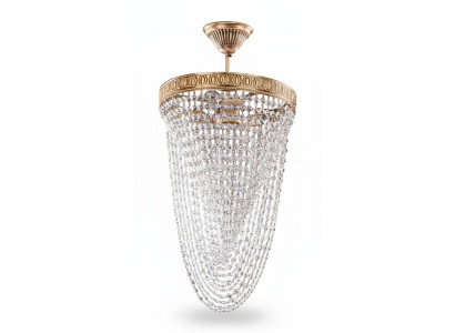 Lustre Lustre Plafonnier Luxe Or Lustre Cristal Art