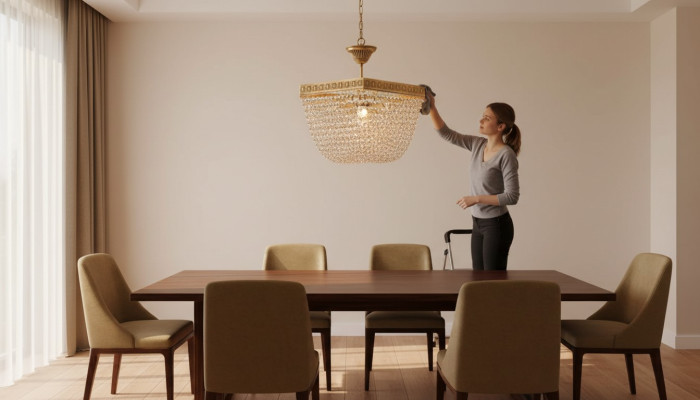 Lustre de plafond, lustre de plafond de luxe, lustre doré, lustre en cristal art