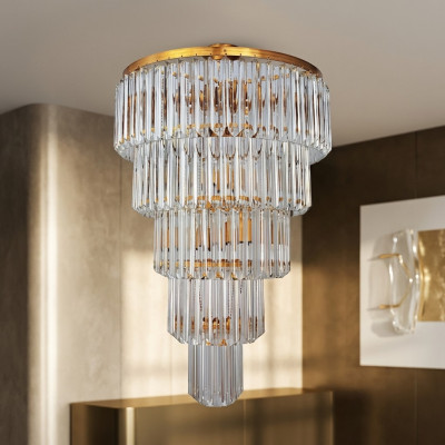 Lampe de plafond lustre de plafond lustre de luxe lustre en or lustre en cristal art