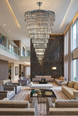 Lustre plafonnier argent Lustre en cristal xxl Lustre plafond