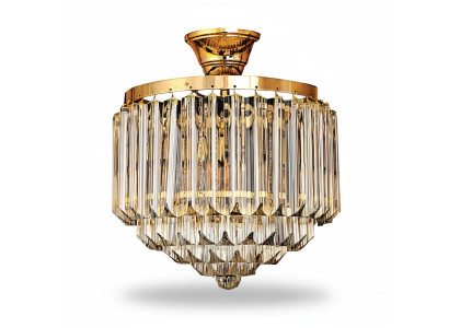 Lustre de plafond de luxe Lustre d'or Lustre de plafond Lustre en cristal Art