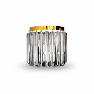 Lustre Plafonnier de luxe Lustre en or Lampe de plafond en cristal Art