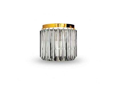 Lustre Plafonnier de luxe Lustre en or Lampe de plafond en cristal Art
