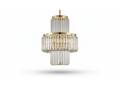 Lustre de plafond Luxe Lustre doré Lustre en cristal Luster Art