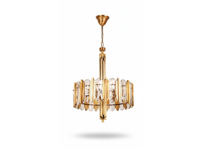 Lustre de plafond de luxe Lustre en or Lustre de plafond Lampe de cristal Luster