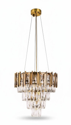 Lustre lustre de plafond de luxe en or lustre lustre en cristal