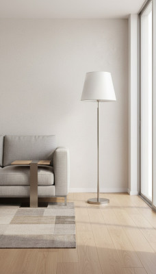 Lampe de sol Lampe sur pied en métal Lumières Lampes Lampe blanche Moderne