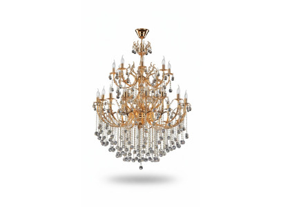Lustre de plafond en or Royal Luxury Chandelier Lustre Cristal