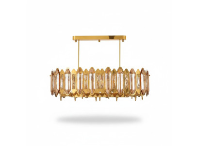 Lustre doré lampe de plafond lustre lustre en cristal