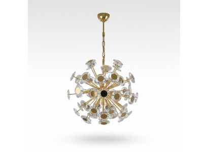 Lustre Lustre Plafonnier en Or Lampe de plafond en Cristal Moderne