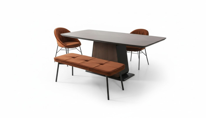 Table à manger Table de salle à manger Table Salle à manger Salle à manger Bois Moderne Marron Tables