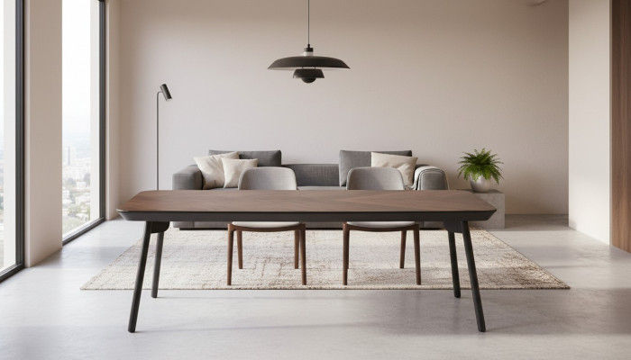 Longue table basseTable d'appointTable basseTable en boisBoisMarronFlambant neuf