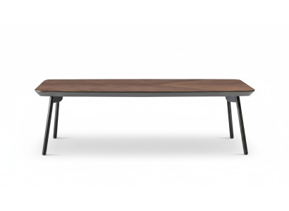 Longue table basseTable d'appointTable basseTable en boisBoisMarronFlambant neuf