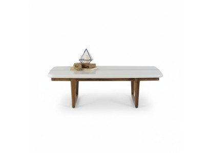 Table basse Table basse Table en bois Table d'appoint Bois Blanc Mobilier de salon neuf