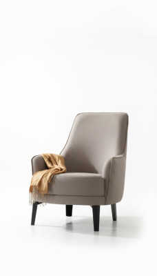 Fauteuil moderne fauteuil à ailes fauteuil cocktail mobilier de luxe design mobilier en bois.