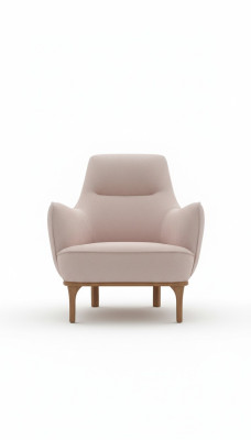 Fauteuil moderne Fauteuil cocktail Fauteuil à ailes Meubles design Meubles en bois beige