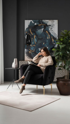 Meubles modernes fauteuil chesterfield de luxe Fauteuil cocktail Meubles en acier inoxydable