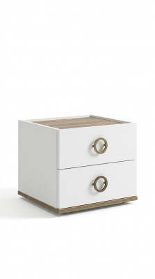 Table de chevet console de nuit table de chevet pour enfants Chambre d'enfants Bois Blanc Moderne