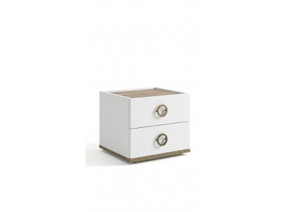 Table de chevet console de nuit table de chevet pour enfants Chambre d'enfants Bois Blanc Moderne