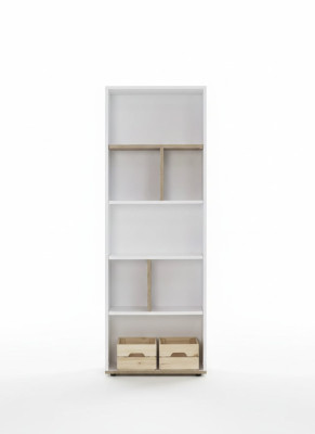 Étagère à livres Étagère sur pied Étagère pour enfants Etagère bibliothèque Bois Blanc neuf