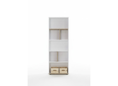 Étagère à livres Étagère sur pied Étagère pour enfants Etagère bibliothèque Bois Blanc neuf