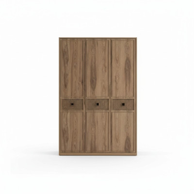 Armoire Armoire Armoire en bois Meubles de chambre Bois Marron nouveau