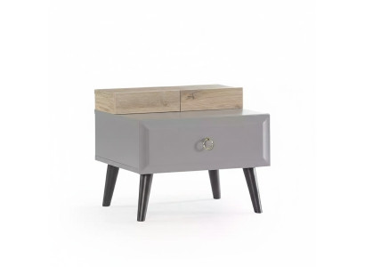 Table de chevet design table de nuit console de nuit table de chevet pour enfants Chambre d'enfants Bois Gris