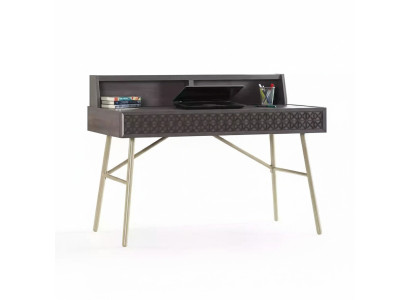 Bureau d'ordinateur Bureau en bois Bureau en bois Table de bureau Gris Table pour enfants de luxe