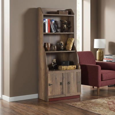 Étagère enfant Bibliothèque Étagère Armoire Étagère sur pied Étagère en bois Marron Garde-robe