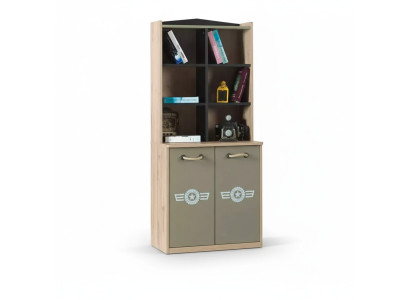 Étagère Armoire Étagère pour enfants Bibliothèque Meubles pour enfants Vert Bois