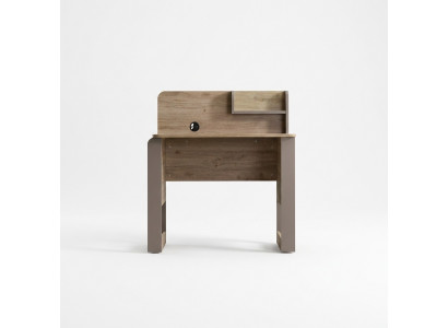 Suite Bureau Table en bois étagère Marron Table de travail pour chambre d'enfants