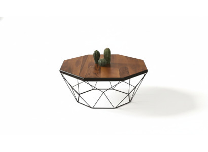 Table basse Table basse Table d'appoint Marron Salon Design Table en bois