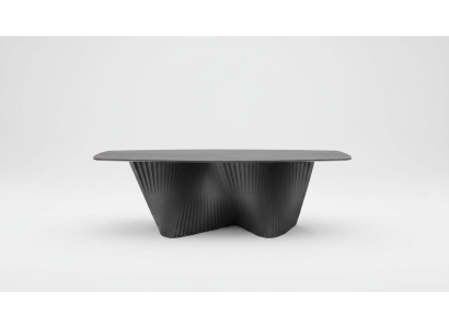Table de salle à manger de luxe Table à manger Table de cuisine Salle à manger Bois Noir Table