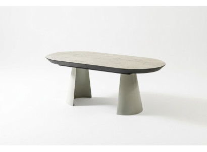 Grande table à manger Table à manger Blanche Table de cuisine Salle à manger Table en bois