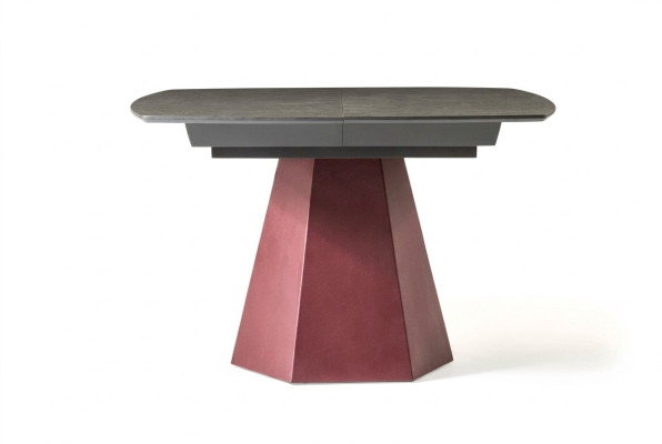 Table à manger Table de cuisine extensible Design Table en bois de luxe Gris