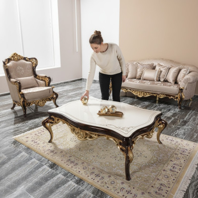 Table de salon Table basse Table d'appoint Consoles Beige Bois Table