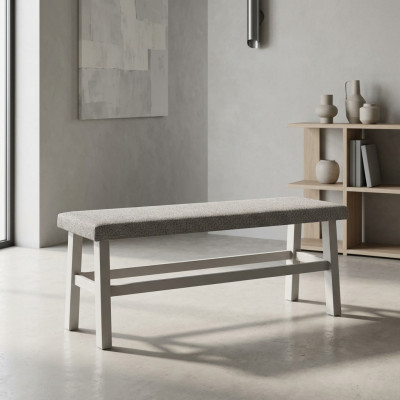 Tabouret Tabouret Banquette Repose-pieds Tabouret de bar Salle à manger Gris Bois