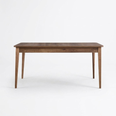 Table à manger Table Table Bois Brun Extensible 160 cm Salle à manger