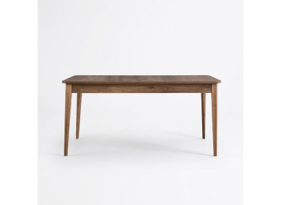 Table à manger Table Table Bois Brun Extensible 160 cm Salle à manger