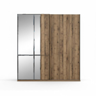 Conception Armoires à vêtements Armoires Armoires Marron Bois Miroir neuf