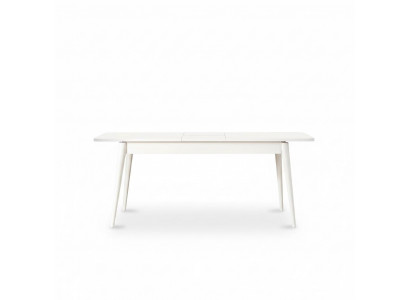 Table de salle à manger Table à manger Table Blanc Salle à manger Bois Extensible Moderne