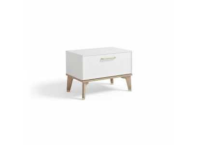Table de chevet Table de chevet pour enfants Console de nuit Chambre d'enfants Bois Blanc Table