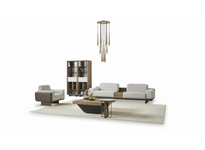 Suite de canapé quatre places Fauteuil en tissu Canapé en tissu Canapé moderne